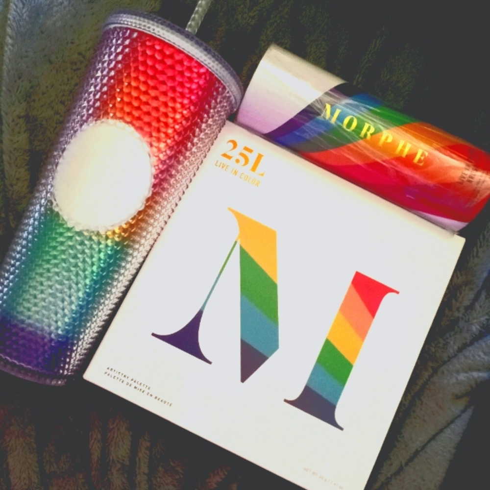 Morphe Pride Set + Starbucks Tumbler